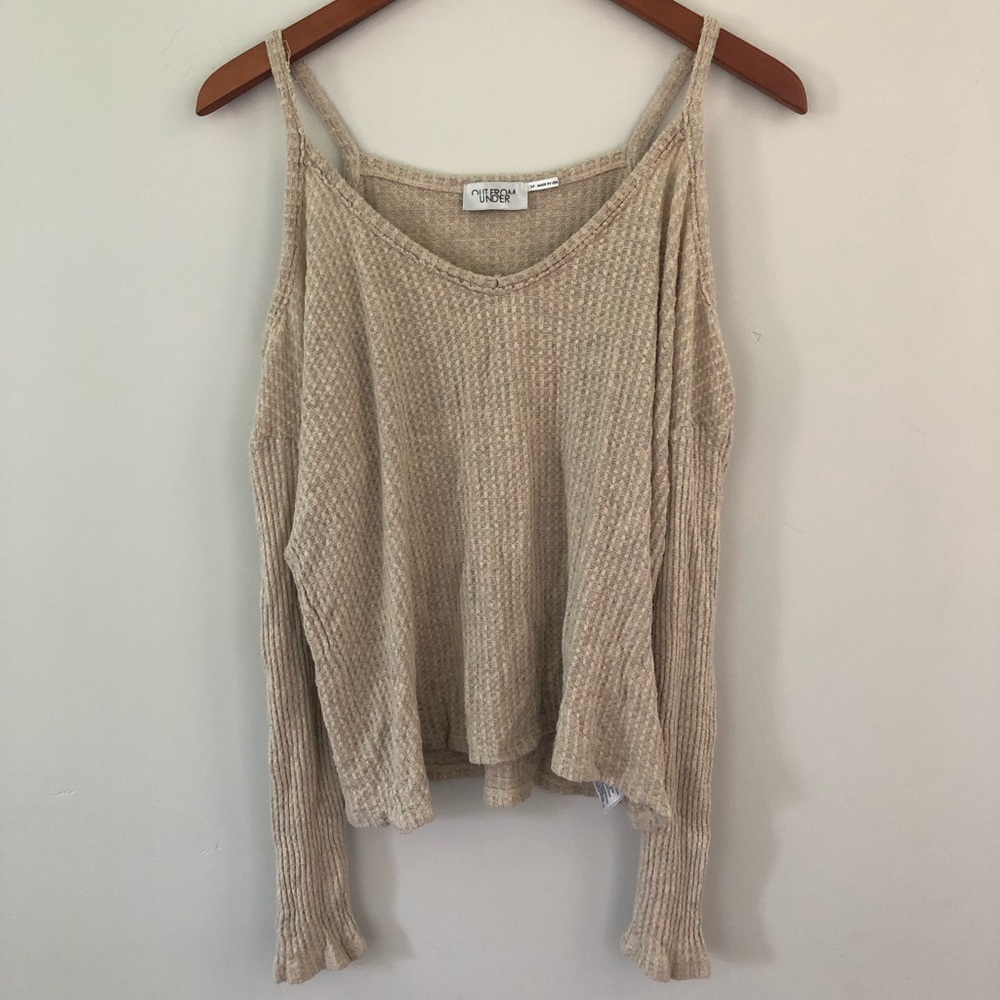 Urban Outfitters cold shoulder sweater